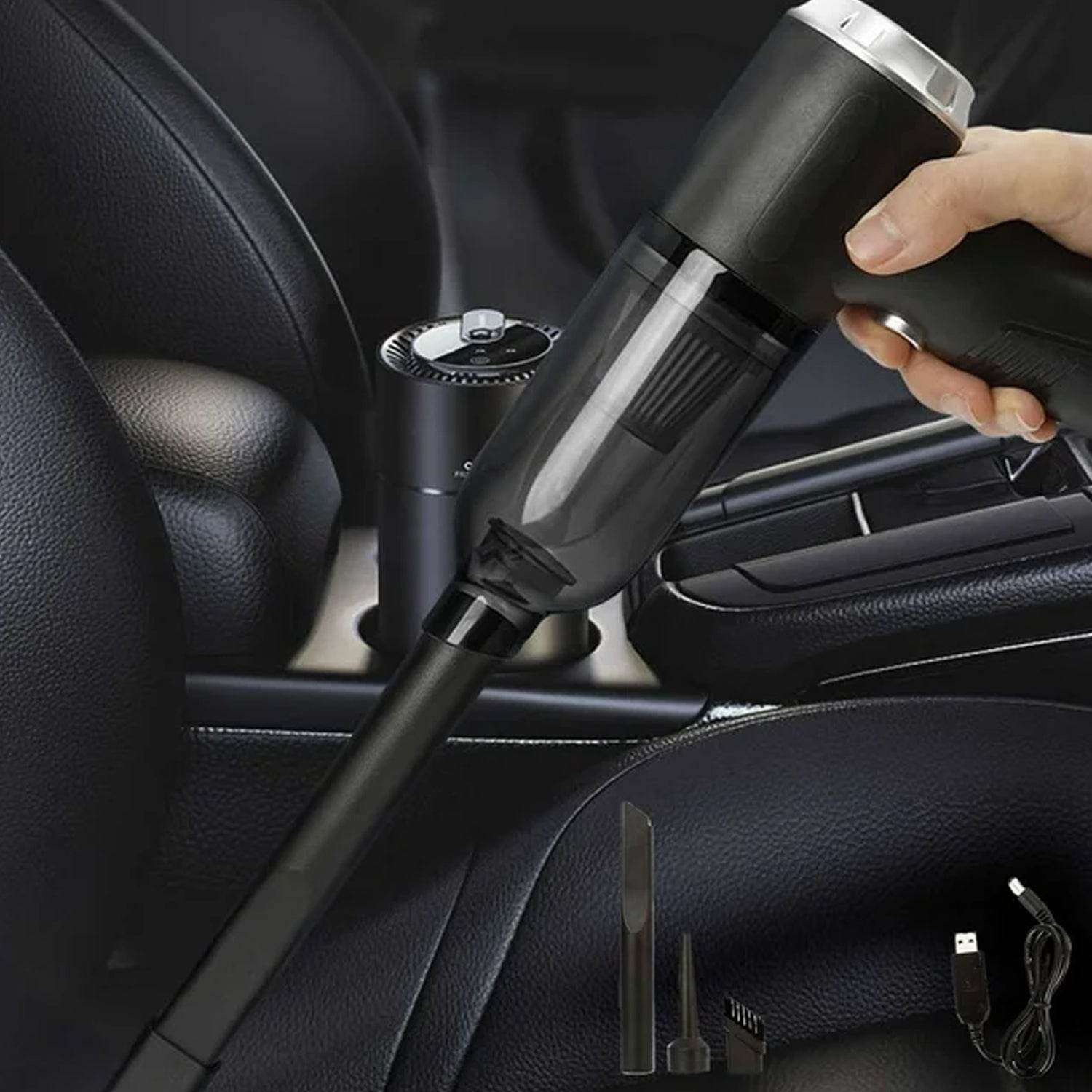3 in 1 Car Mini Vacuum Cleaner with Blower Wireless Portable Rechargeable Handheld High Power Suction Vacuum Cleaning Machine for Home Car Computer Keyboard Cordless Air Blowing Dusting - infinityexculsivestore.com