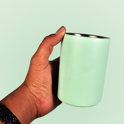 Vacuum Glass 304 Stainless Steel Home Office Lidless Anti - Scald Water Cup Drink Mug - infinityexculsivestore.com