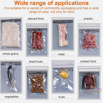 Vacuum Sealer Machine With 10 Pcs Bag (1 Set) - infinityexculsivestore.com