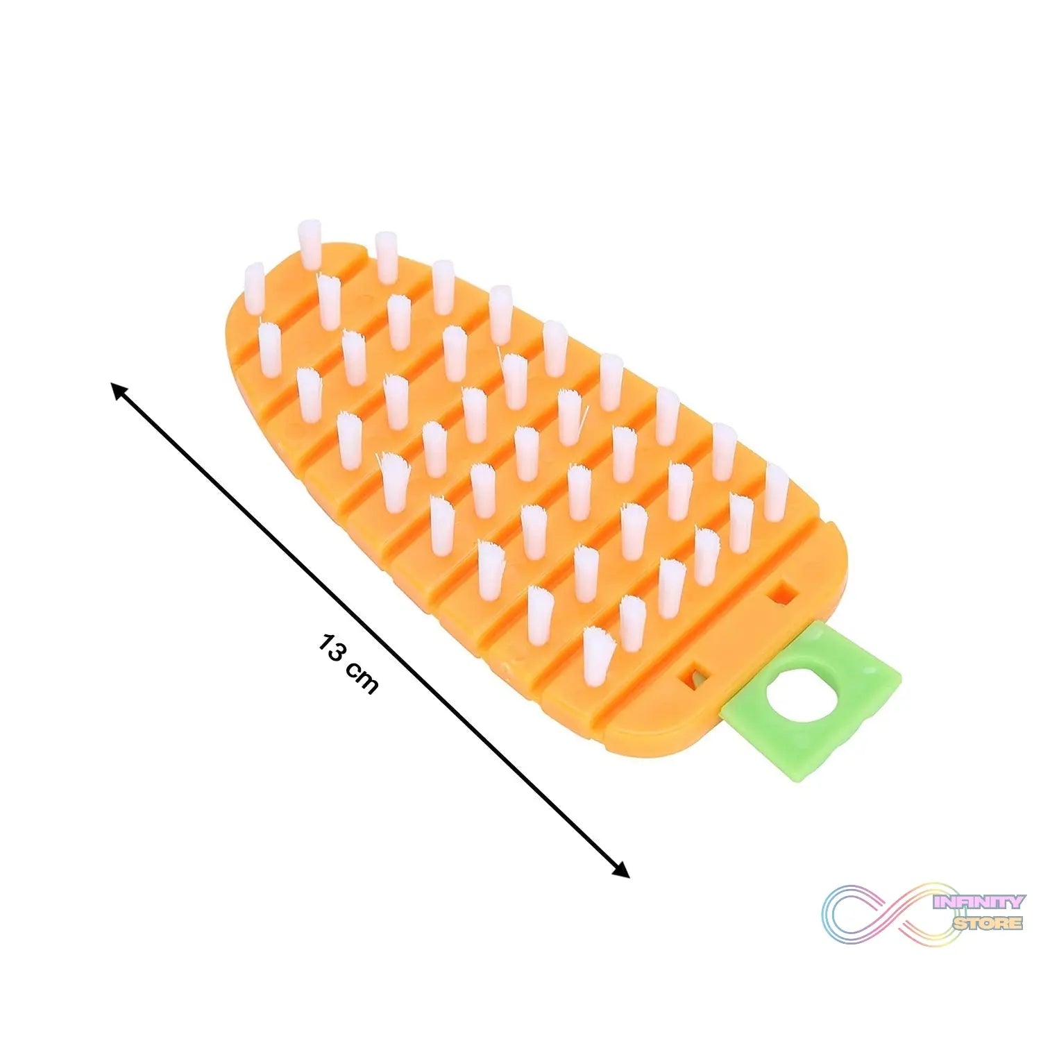 Vegetable Scrubbing Brush, Vegetable Scrubber Nonâ€‘Toxic Fruit Brush Carrot Shape Vegetable Brush for Potato for Vegetable - infinityexculsivestore.com