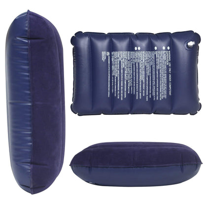 Velvet Air Inflatable Travel Pillow (Blue) - infinityexculsivestore.com