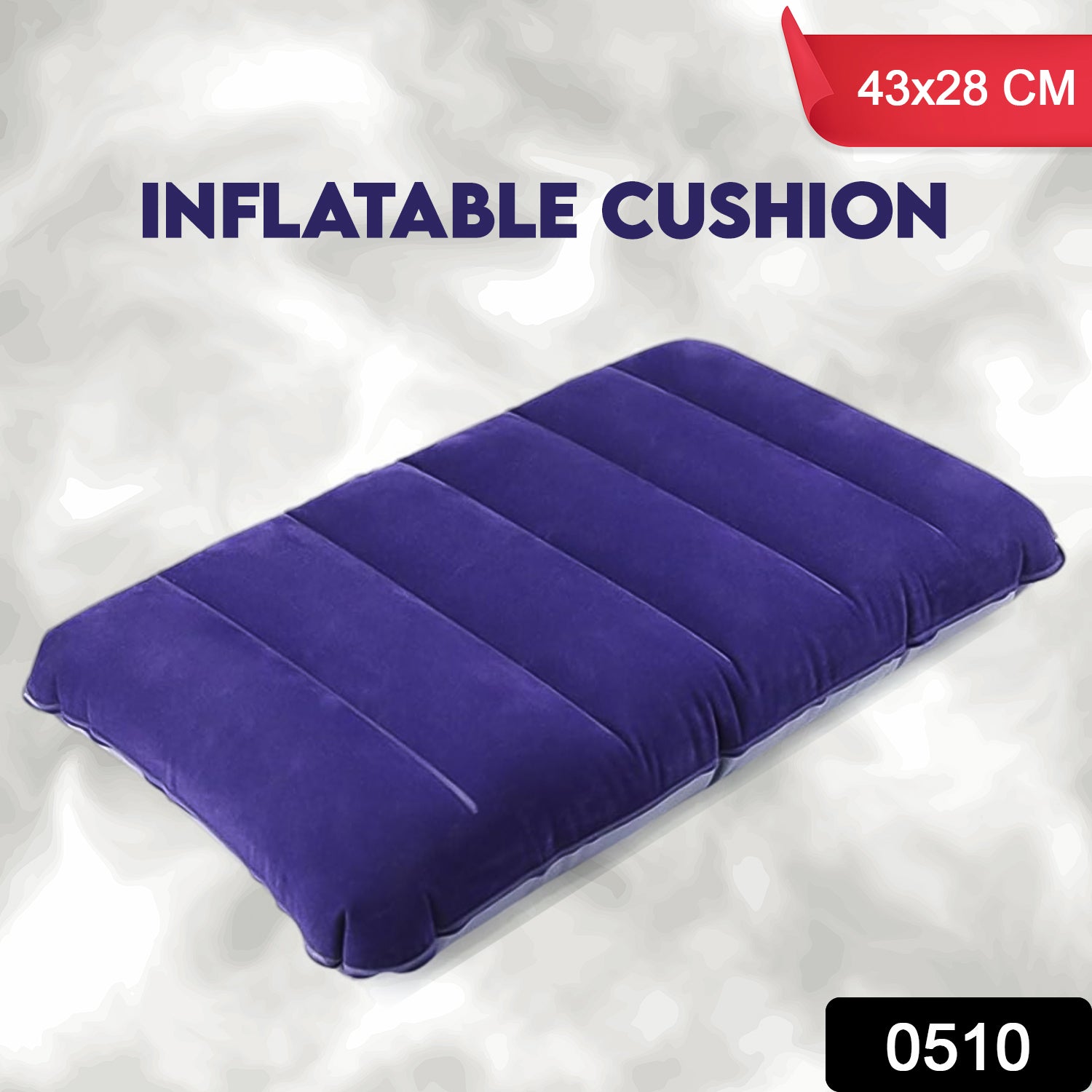 Velvet Air Inflatable Travel Pillow (Blue) - infinityexculsivestore.com