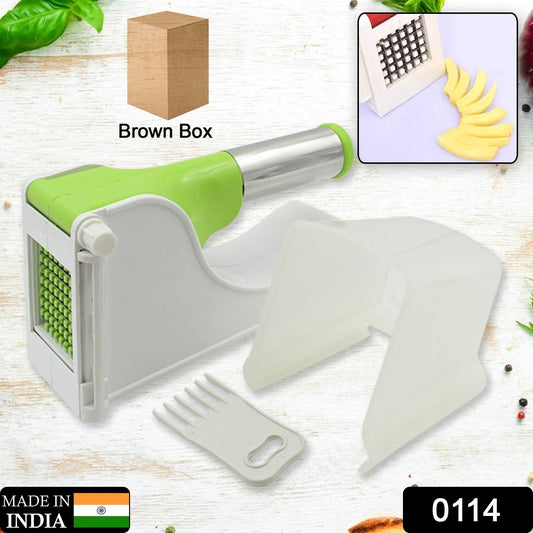 Virgin Plastic French Fry Chipser, Potato Chipser / Potato Slicer with Container - infinityexculsivestore.com