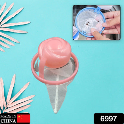 WASHING MACHINE FLOATING FILTER LINT MESH BAG NET POUCH HAIR / LINT CATCHER HOUSEHOLD TOOL - infinityexculsivestore.com