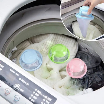 WASHING MACHINE FLOATING FILTER LINT MESH BAG NET POUCH HAIR / LINT CATCHER HOUSEHOLD TOOL - infinityexculsivestore.com