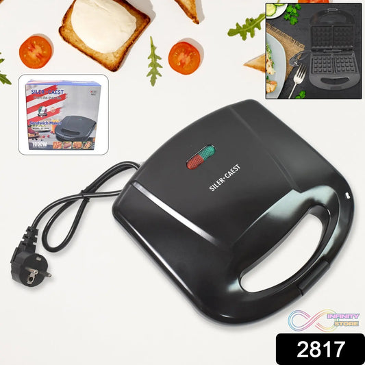 Waffle Maker, Makes 2 Square Shape Waffles| Non-Stick Plates| Easy to Use with Indicator Lights - infinityexculsivestore.com