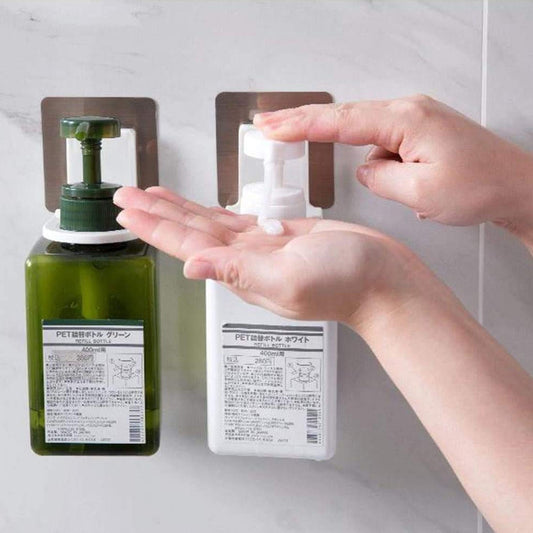 Wall - Mounted Adhesive Hook for Shampoo & Soap, Strong Hold (1pc) - infinityexculsivestore.com