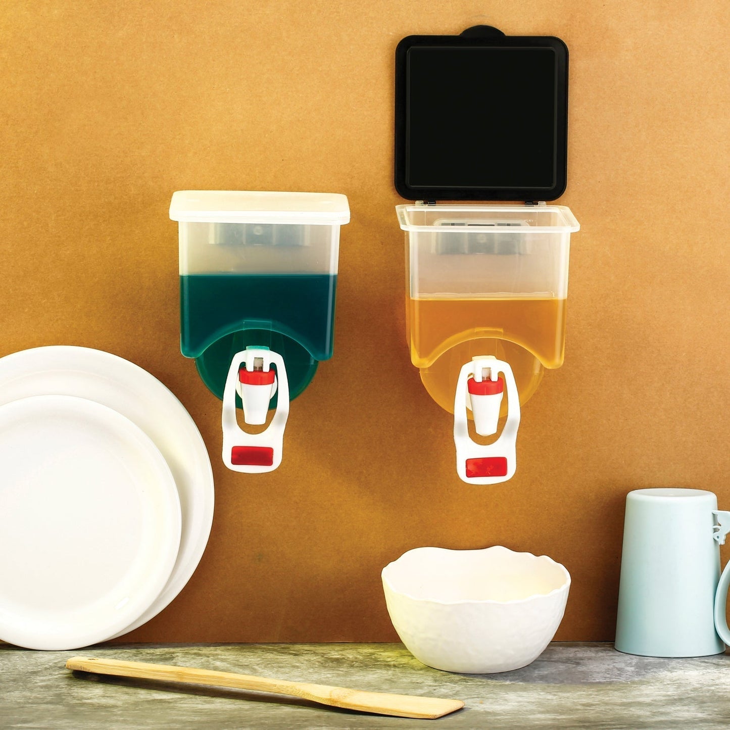 Wall Mounted Oil Dispenser Bottle (1100ml Approx) - infinityexculsivestore.com