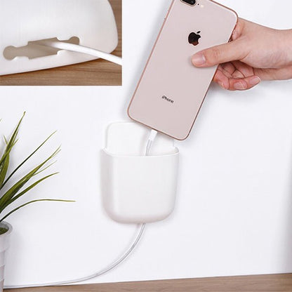 Wall Mounted Storage Case with Mobile Phone Charging Holder - infinityexculsivestore.com