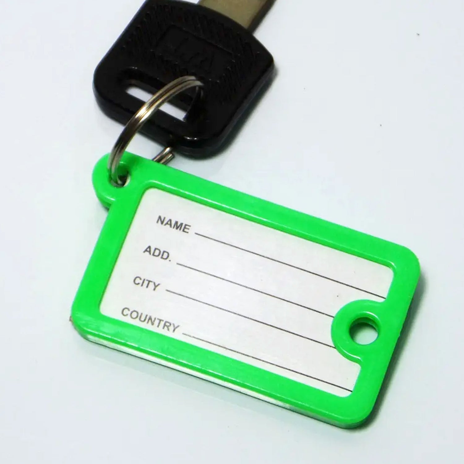 Wallet Keychain 10 pcs Set Plastic Key Custom Key Tags Key Ring Tags Numbered Key Tags Tags with Backpack Keychain - infinityexculsivestore.com