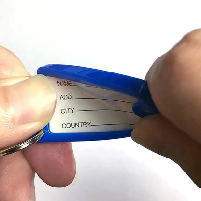 Wallet Keychain 10 pcs Set Plastic Key Custom Key Tags Key Ring Tags Numbered Key Tags Tags with Backpack Keychain - infinityexculsivestore.com