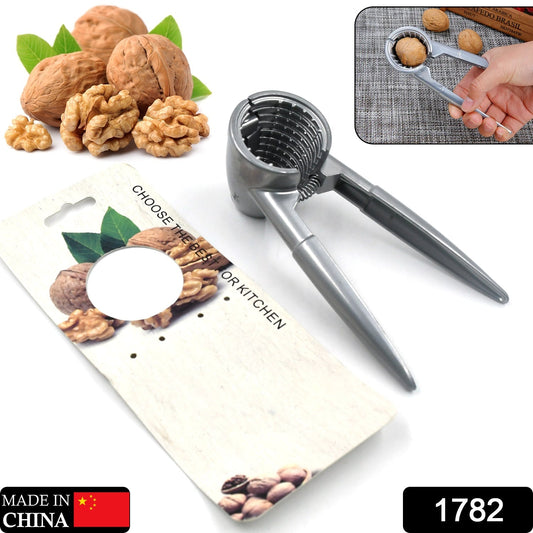 Walnut Cracker, Luxury Die Cast Stainless Alloy Nut Cutter Walnut Clamp Plier Portable Smart Walnut Akhrot Pincers Bottle Opener for Pecans, Almonds, Brazil Nuts - infinityexculsivestore.com