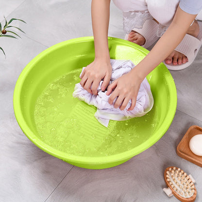Washing Basket,Washing Tub, Laundry Board with Container, Plastic Product, Bucket, Multi - functional, Easy to Carry, - infinityexculsivestore.com