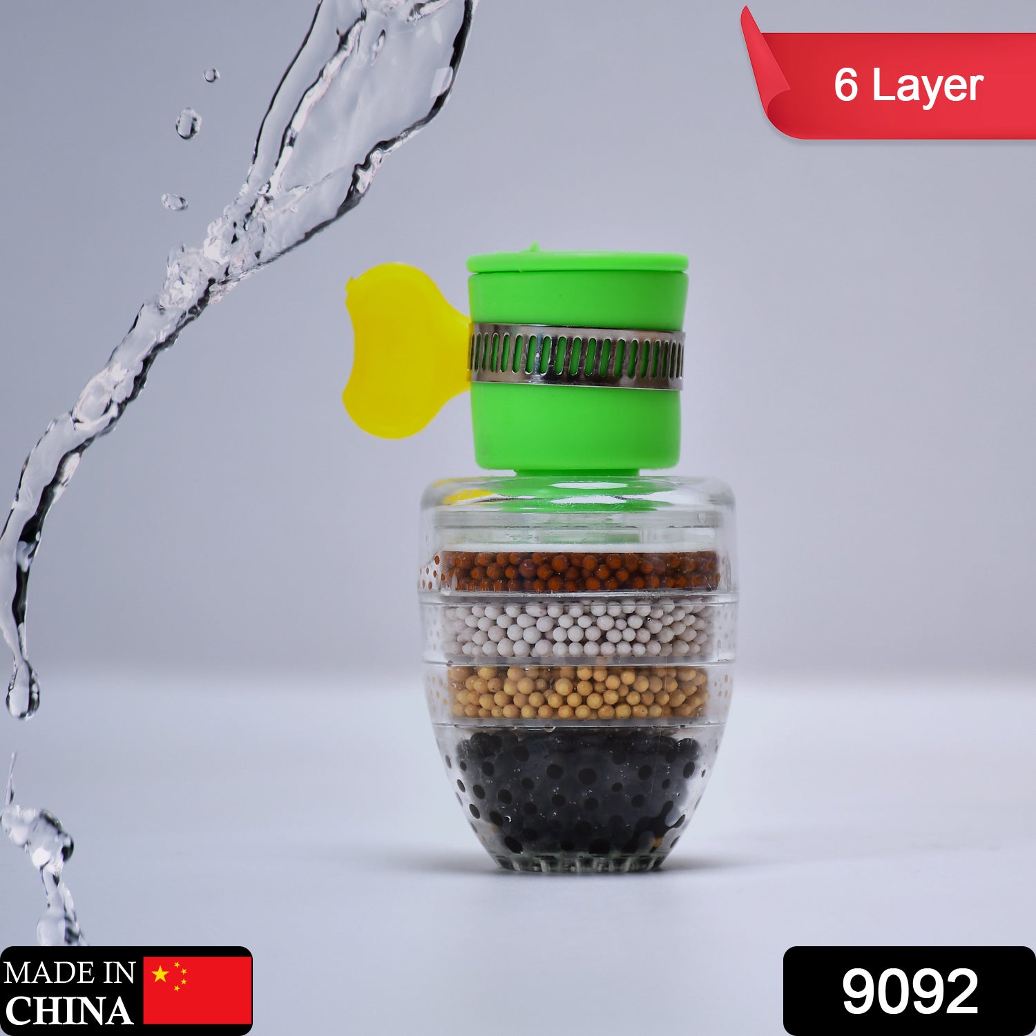 Water Faucet, Clean Purifier Filter Cartridge Water Tap, Upgrade Universal Interface Faucet Filter (Six Layer Purifier) - infinityexculsivestore.com