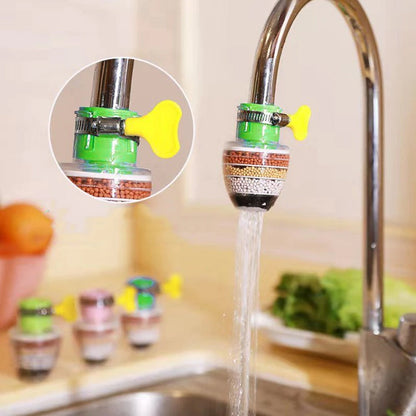 Water Faucet, Clean Purifier Filter Cartridge Water Tap, Upgrade Universal Interface Faucet Filter (Six Layer Purifier) - infinityexculsivestore.com
