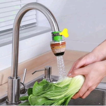 Water Faucet, Clean Purifier Filter Cartridge Water Tap, Upgrade Universal Interface Faucet Filter (Six Layer Purifier) - infinityexculsivestore.com
