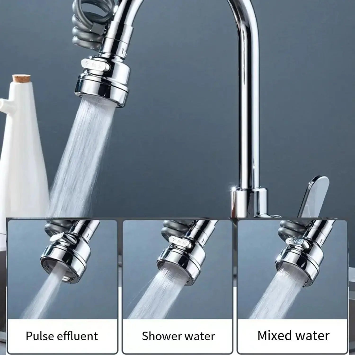 Water Faucet Extender Kitchen Faucet Sprayer Kitchen Sink Accessories Tools (1 Pc) - infinityexculsivestore.com