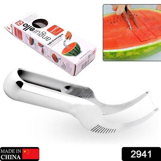 Watermelon Slicer - Stainless Steel Corer and Cutter, Multi - Purpose Fruit Slicing Kitchen Tool - infinityexculsivestore.com