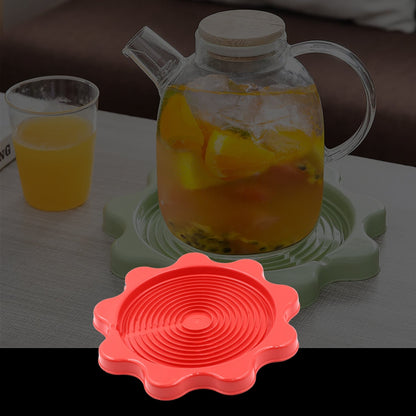 Multifunction Place mats Waterproof Anti - Slip at Insulation Table Mats Thermos Bottle Cup Mat Cup Coaster Kitchen Accessories, Home Thermos Kettle Pad, Heat Proof Pad Heat Insulation Pad (23×23 CM) - infinityexculsivestore.com