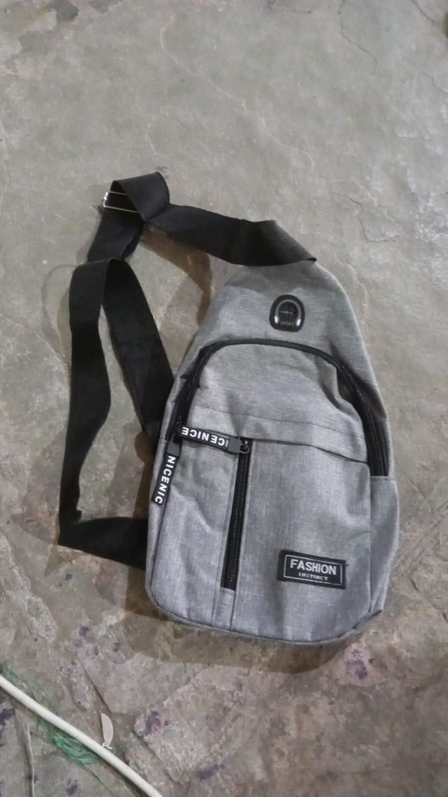 Waterproof Anti Theft Cross - body fanny pack waist bag, Shoulder Bags Chest Men Casual fashion USB Charging earphone hook Sling Travel Bag (1 Pc) - infinityexculsivestore.com