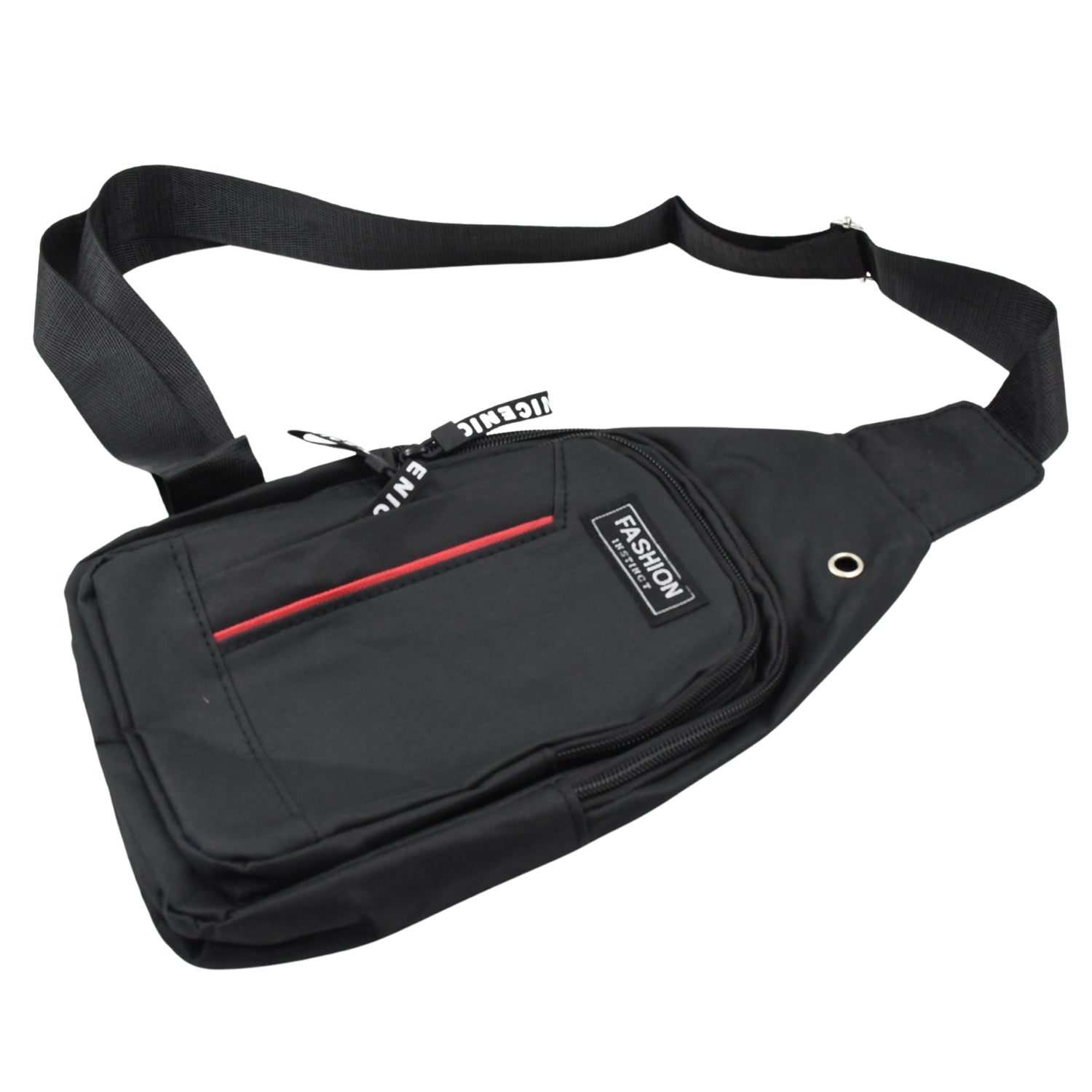 Waterproof Anti Theft Cross - body fanny pack waist bag, Shoulder Bags Chest Men Casual fashion USB Charging hook Sling Travel Bag (1 Pc / Black & Grey Color) - infinityexculsivestore.com