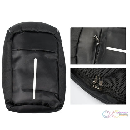 Waterproof Anti - Theft Crossbody Sling Bag – PU Leather with USB Charging - infinityexculsivestore.com