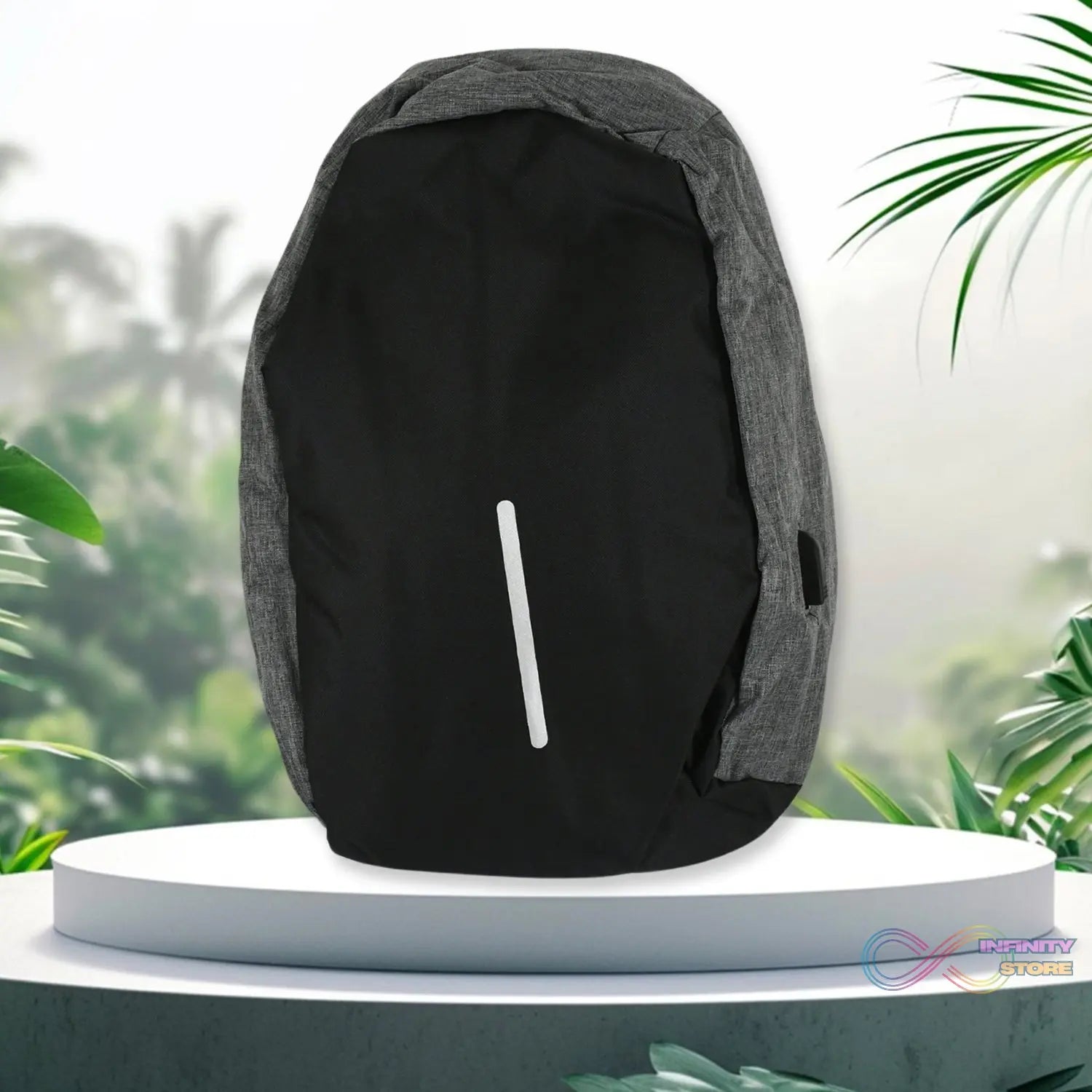 Waterproof Anti - Theft Crossbody Sling Bag – PU Leather with USB Charging - infinityexculsivestore.com