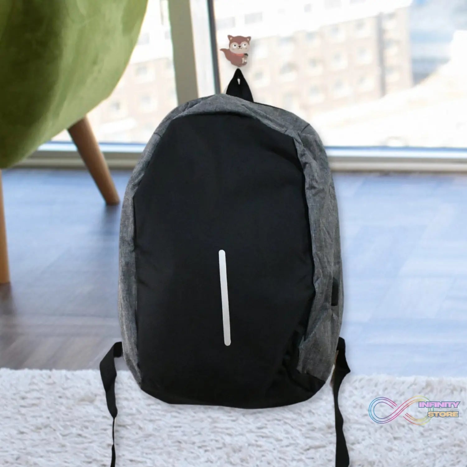Waterproof Anti - Theft Crossbody Sling Bag – PU Leather with USB Charging - infinityexculsivestore.com