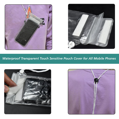 Waterproof Mobile Pouch (6.2 inch , Random Colour) - infinityexculsivestore.com
