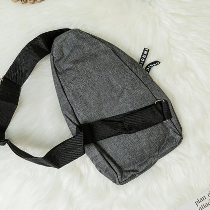 Waterproof Waist Bag, Shoulder Bags USB Charging Earphone Hook Sling Travel Bag (1 Pc) - infinityexculsivestore.com