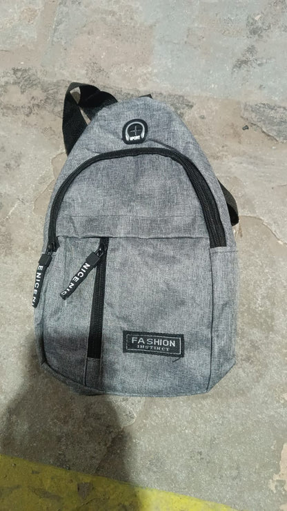 Waterproof Waist Bag, Shoulder Bags USB Charging Earphone Hook Sling Travel Bag (1 Pc) - infinityexculsivestore.com
