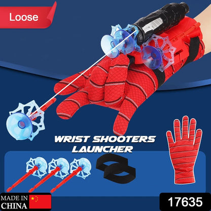 Web Shooter Toy for Kids Fans, Launcher Wrist Gloves Toys For Kids, Boys Superhero Gloves Role - Play Toy Cosplay, Sticky Wall Soft Bomb Funny Children's Educational Toys - infinityexculsivestore.com
