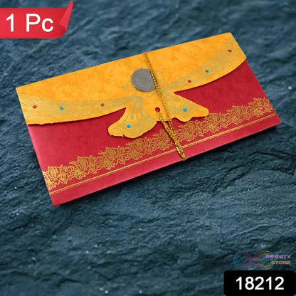 Wedding Gift Card / Cover (1 Pc / Multicolour) - infinityexculsivestore.com