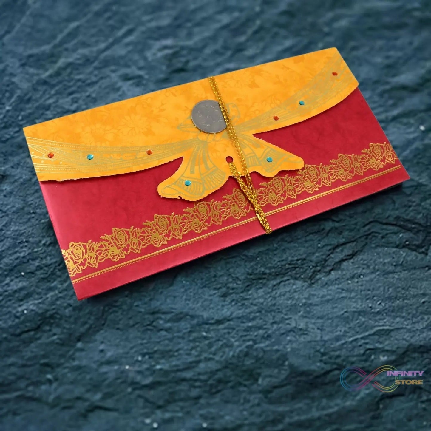 Wedding Gift Card / Cover (1 Pc / Multicolour) - infinityexculsivestore.com