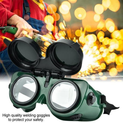 Welding Goggles (Dark Green, Large) - infinityexculsivestore.com
