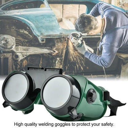 Welding Goggles (Dark Green, Large) - infinityexculsivestore.com
