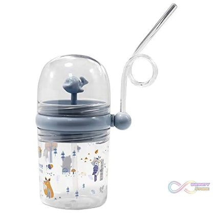Whale Spray Sippy Cup (1 Pc): Straw, Lid, Spill - Proof, Fun Water Play - infinityexculsivestore.com