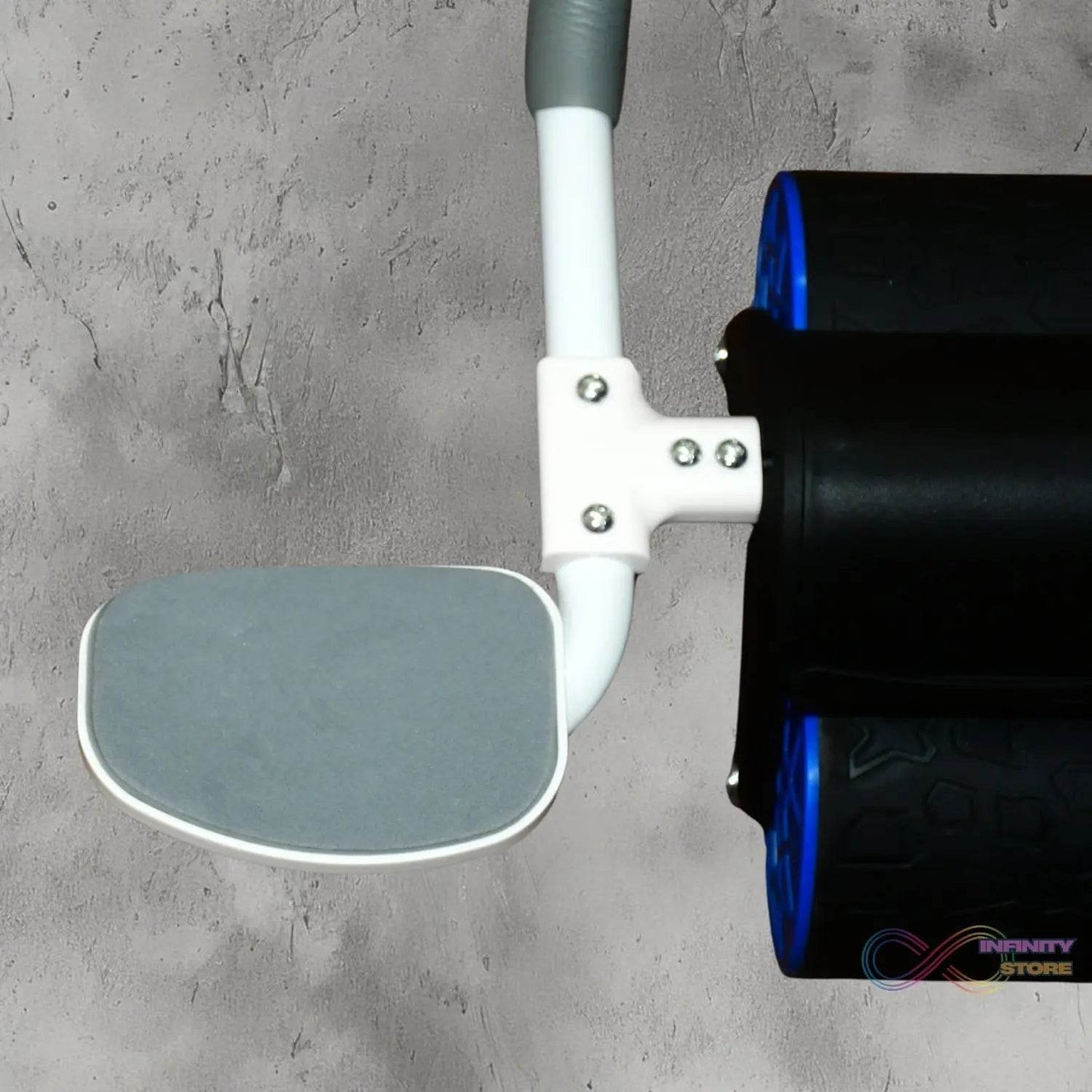 Abdominal Roller Wheel, Automatic Rebound Sponge Handle, Double Wheel Abdominal Roller, Non-Slip Timer Function with Elbow Support for Exercises for Body Fitness Strength Training Home Gym - infinityexculsivestore.com