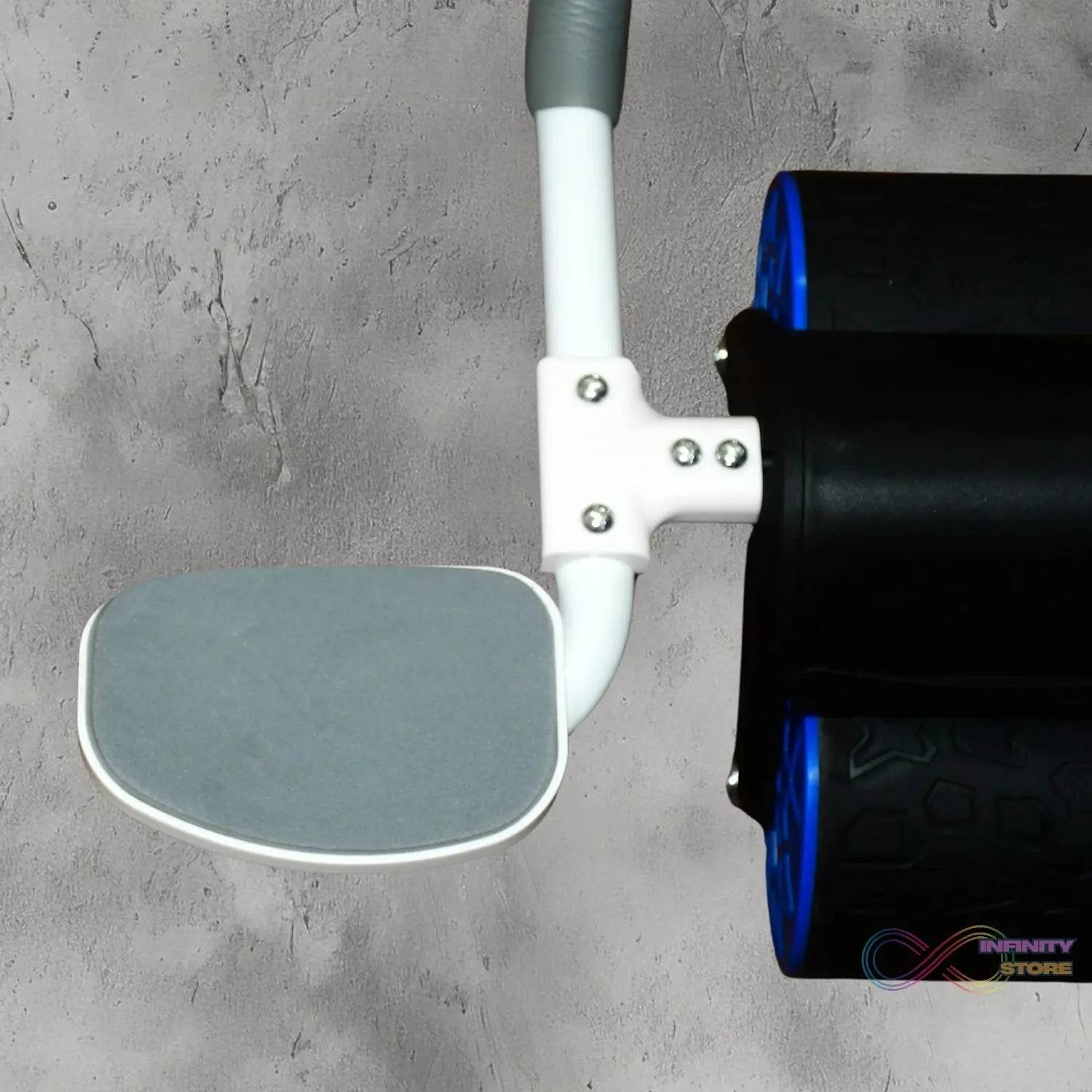 Abdominal Roller Wheel, Automatic Rebound Sponge Handle, Double Wheel Abdominal Roller, Non-Slip Timer Function with Elbow Support for Exercises for Body Fitness Strength Training Home Gym - infinityexculsivestore.com