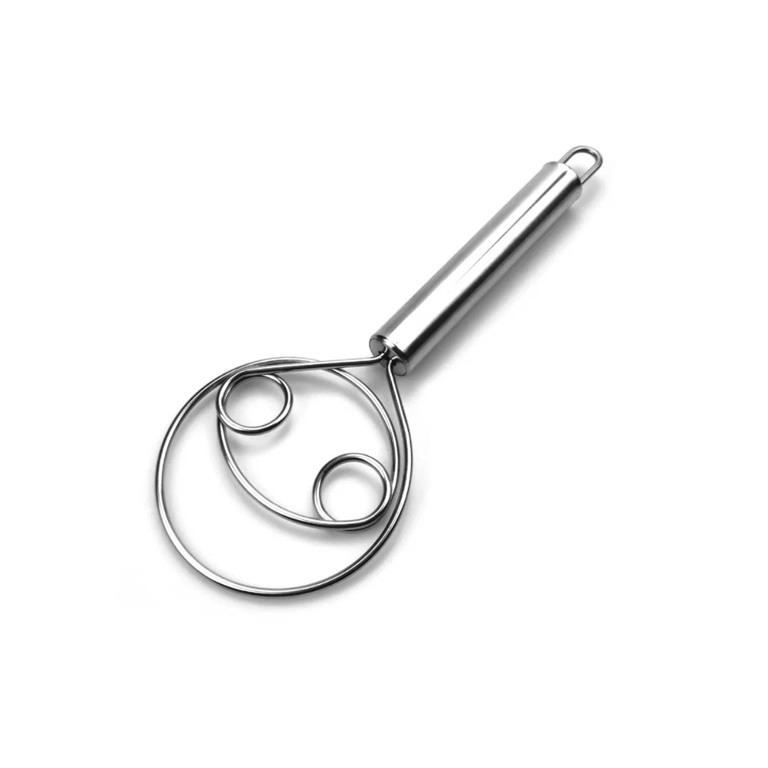 Dough Whisk, Premium Stainless Steel Dutch Whisk, Dough Hand Mixer Artisan Blender For Egg, Bread, Cake, Pastry, Pizza Dough - Perfect Baking Tools, Whisking, Tirring Kitchen Tools (1 Pc) - infinityexculsivestore.com