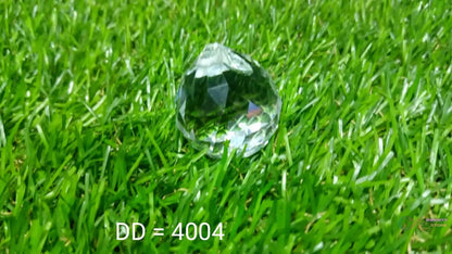White Crystal Ball Hanging Crystal Ball for Home and Office or Car Decor. - infinityexculsivestore.com