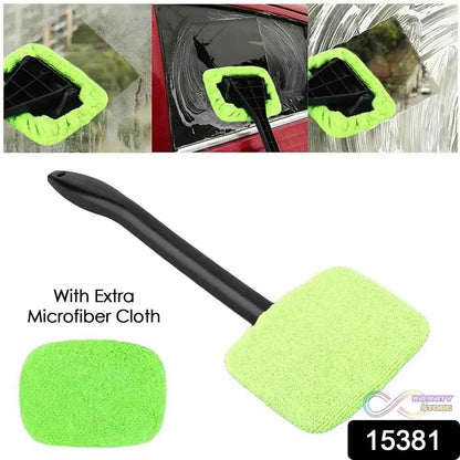 Windshield Clean Car Glass Cleaner Wiper With 1 Extra Microfiber Cloth (1 Pc / 38 Cm Long) - infinityexculsivestore.com
