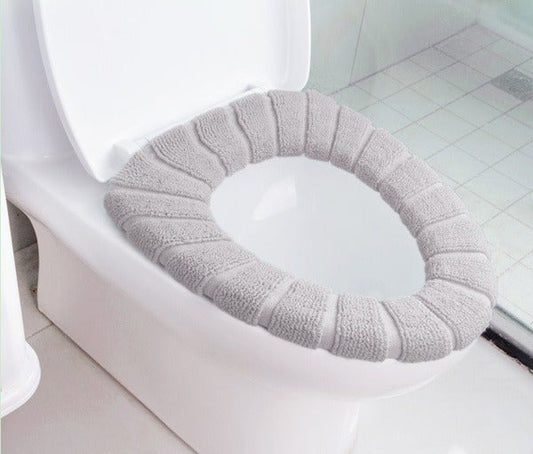Winter Comfortable Soft Toilet Seat Mat Cover Cushion Plush - infinityexculsivestore.com