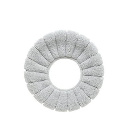Winter Comfortable Soft Toilet Seat Mat Cover Cushion Plush - infinityexculsivestore.com