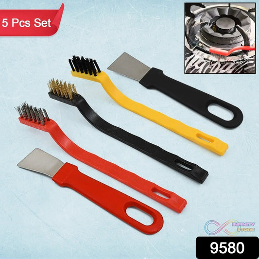 Wire Brush and Scraper Set (5 Pcs Set) - infinityexculsivestore.com
