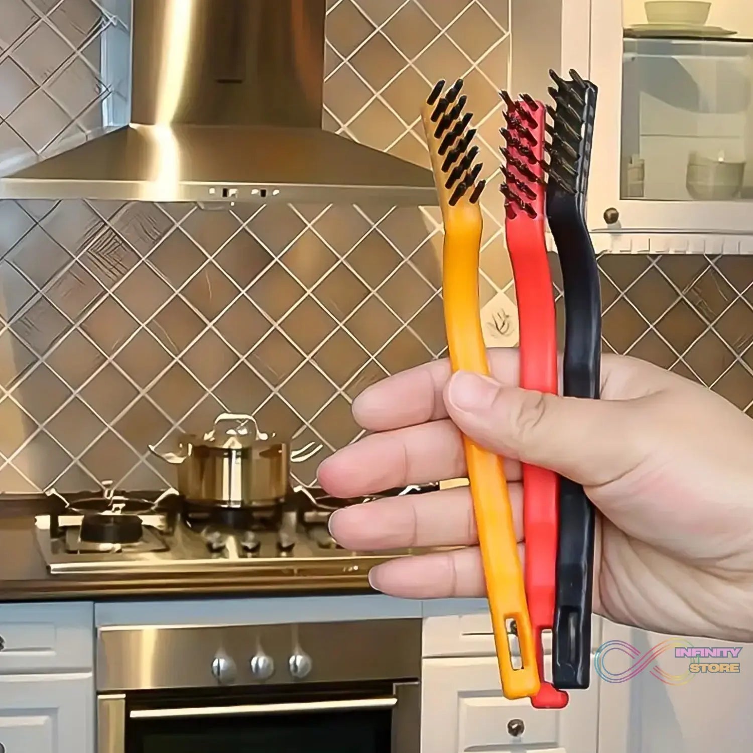 Wire Brush and Scraper Set (5 Pcs Set) - infinityexculsivestore.com