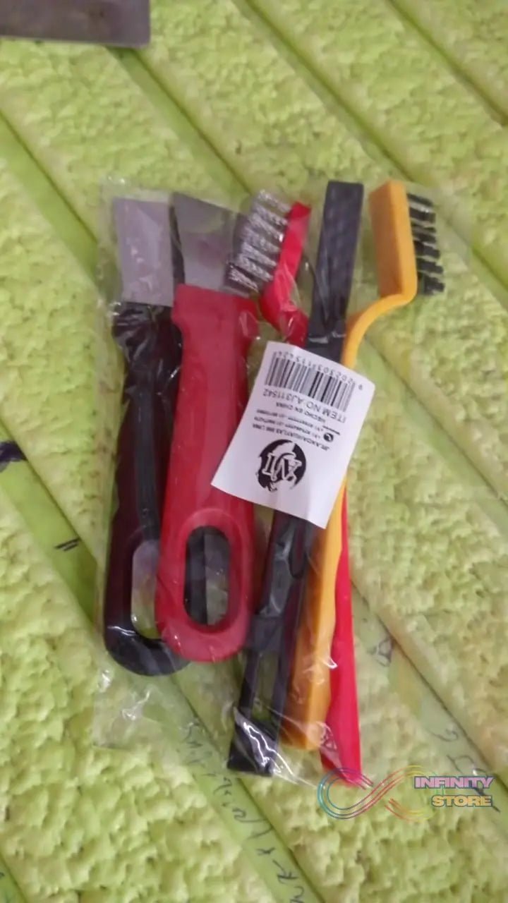 Wire Brush and Scraper Set (5 Pcs Set) - infinityexculsivestore.com