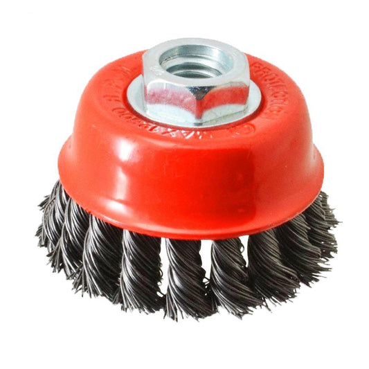 Wire Wheel Cup Brush (Black) - infinityexculsivestore.com
