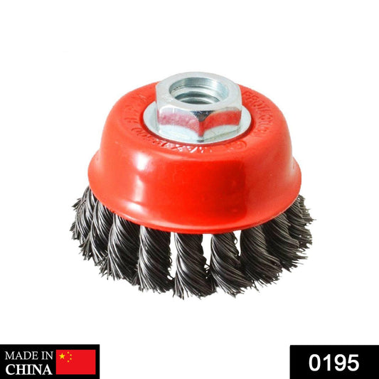 Wire Wheel Cup Brush (Black) - infinityexculsivestore.com