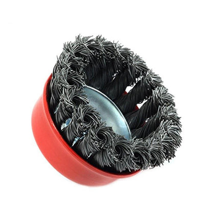 Wire Wheel Cup Brush (Black) - infinityexculsivestore.com